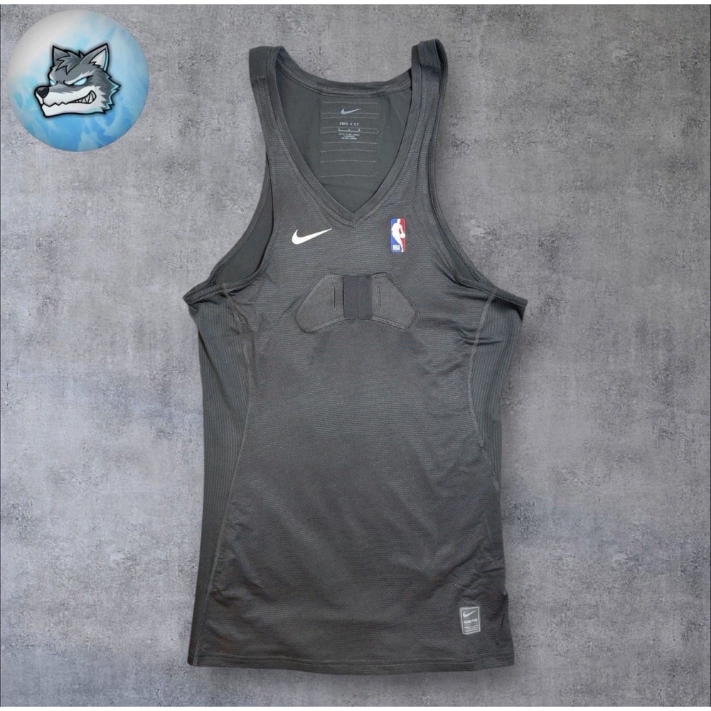 Nike Pro NBA Player Issued Training Tank Top Black Mens Size 2XL-Tall 880805-010